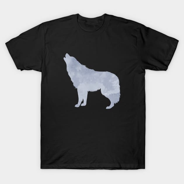 Howling Wolf T-Shirt by TheJollyMarten